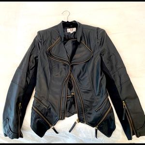 Forever Unique Faux Leather Jacket